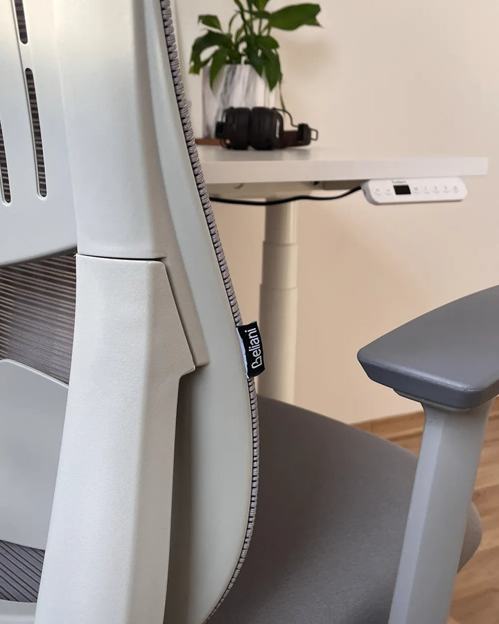 Office Chair Fabric Grey Oswina