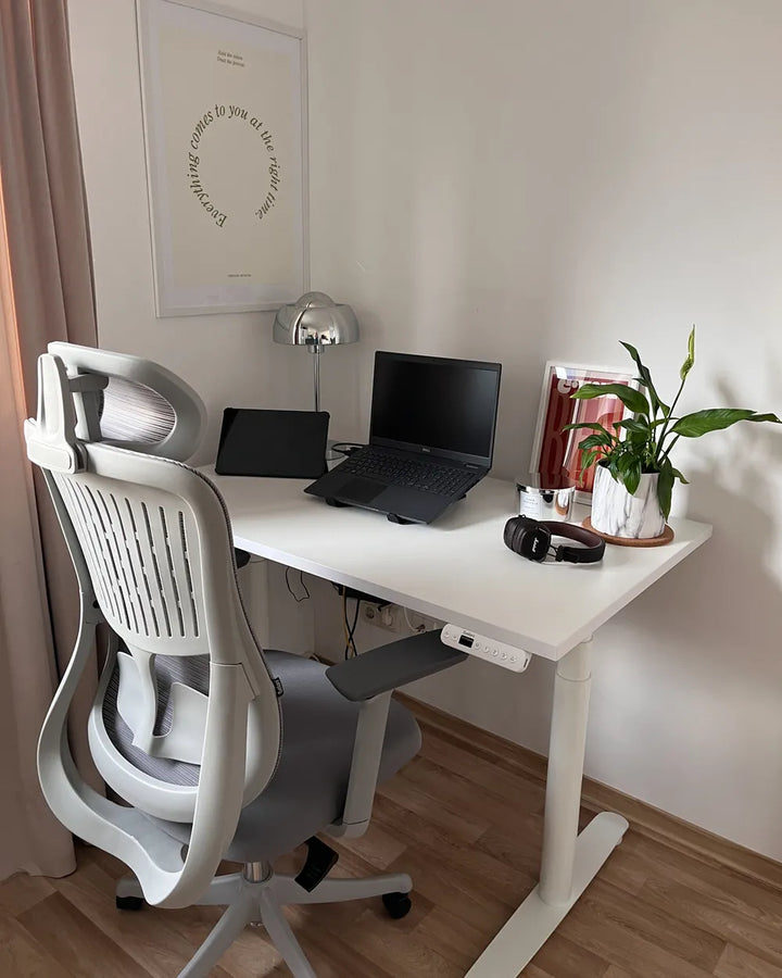 Office Chair Fabric Grey Oswina