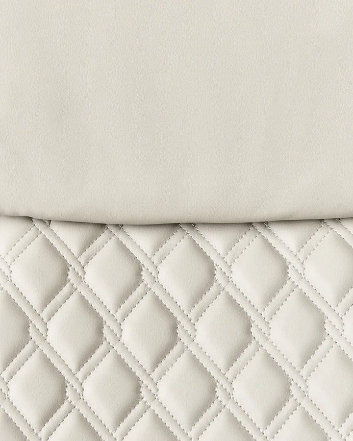 Executive Chair Faux Leather Beige Whitney