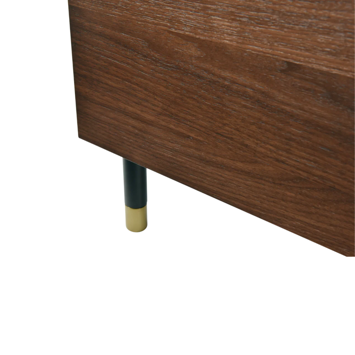 Willow Walnut Brown Wood Double Wardrobe