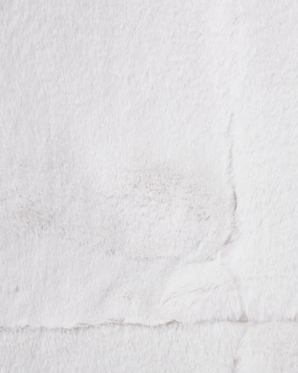 Armchair Faux Fur White Nedrah