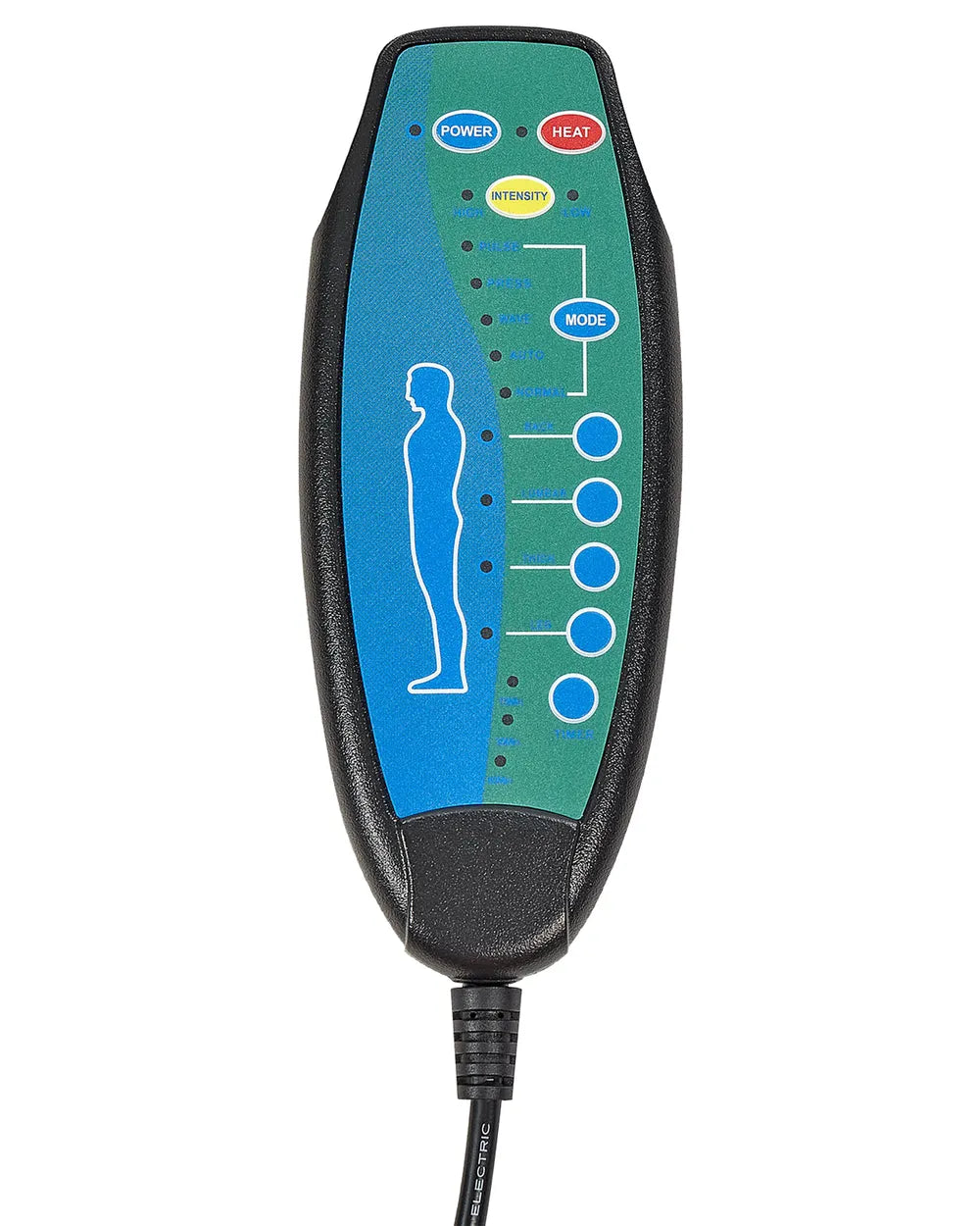 Massage Chair with Heating Leather Beige Chemika