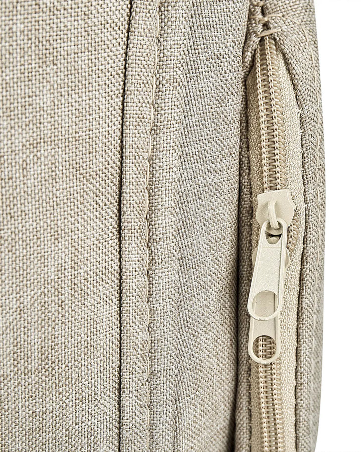 Office Chair Beige with Smooth Rolling Castors Katrein