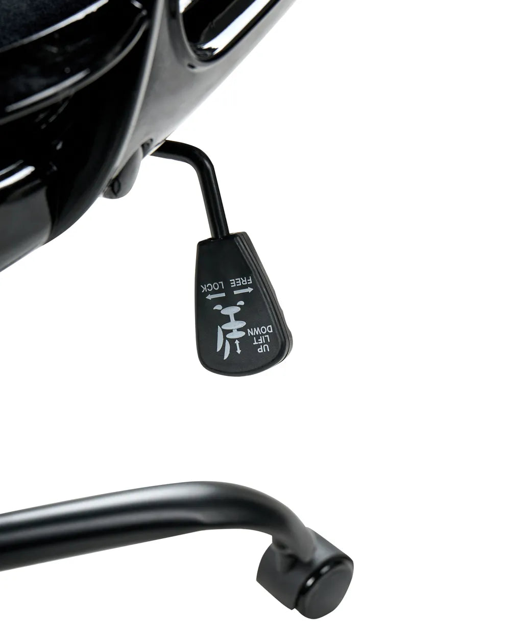 Desk Chair Velvet Black Neeya