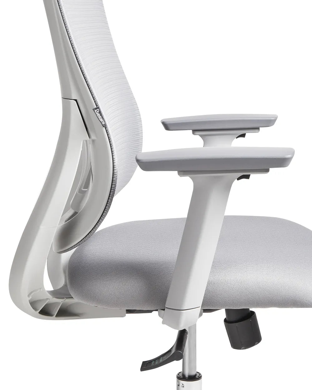 Office Chair Fabric Grey Oswina