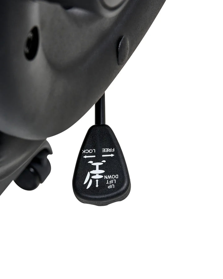 Office Chair Faux Leather Black Lollie