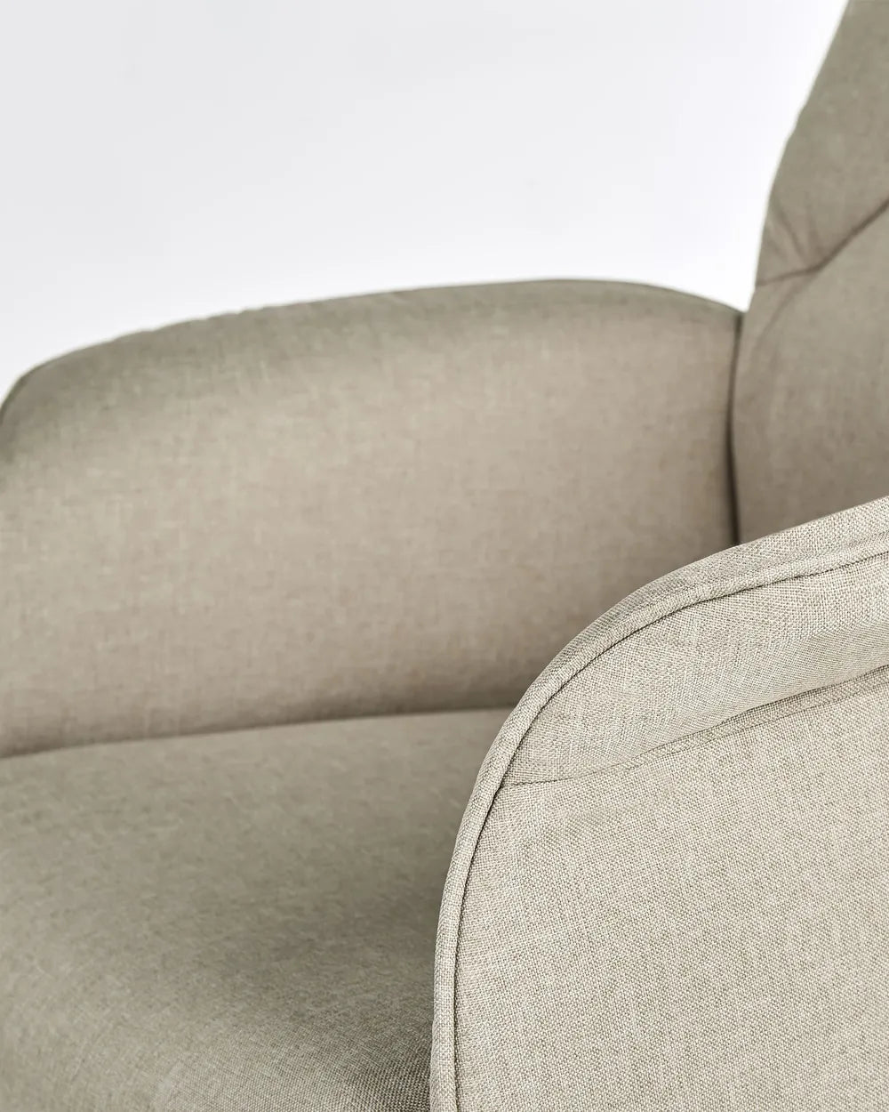 Office Chair Beige with Smooth Rolling Castors Katrein