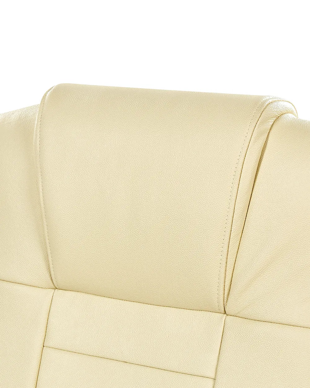 Massage Chair with Heating Leather Beige Chemika