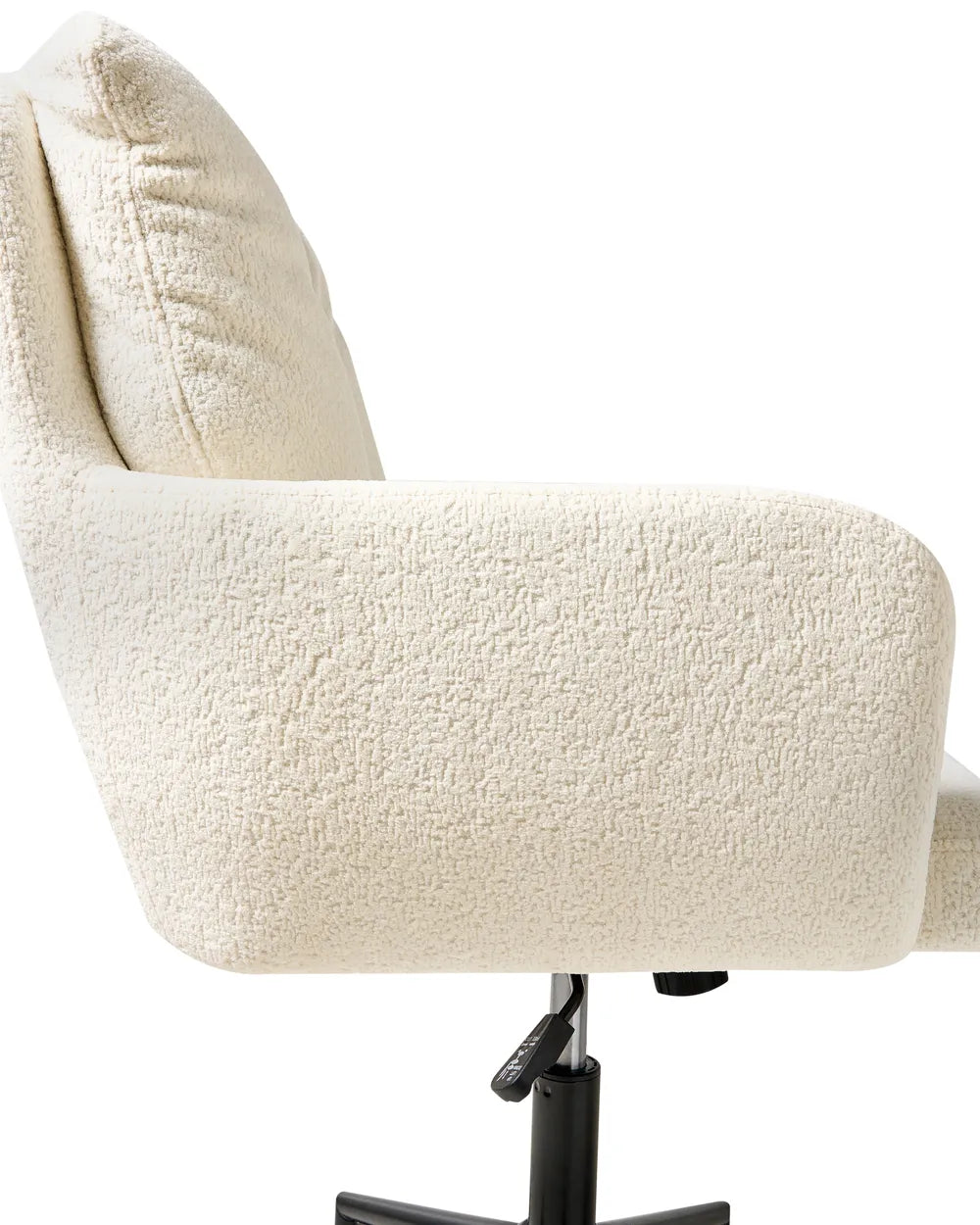 Desk Chair Boucle Off-White Brionni