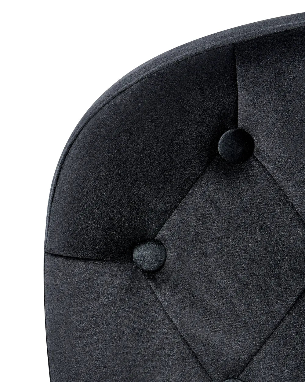 Desk Chair Velvet Black Neeya