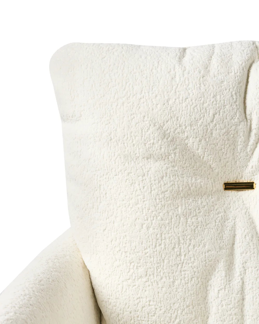 Desk Chair Boucle Off-White Brionni