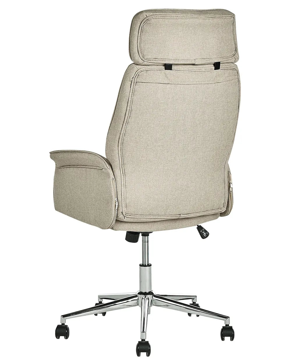 Office Chair Beige with Smooth Rolling Castors Katrein