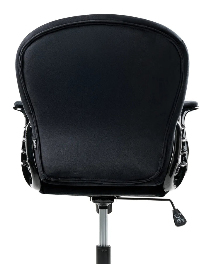Desk Chair Velvet Black Neeya