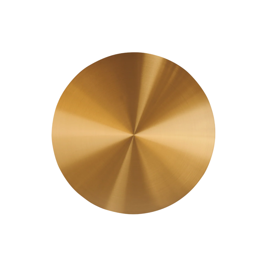 Violet White Marble & Gold Side Table