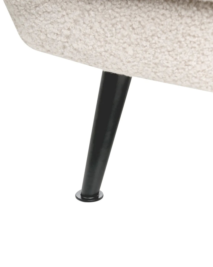 Armchair Boucle Beige Eamor