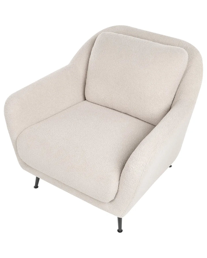 Armchair Boucle Beige Eamor