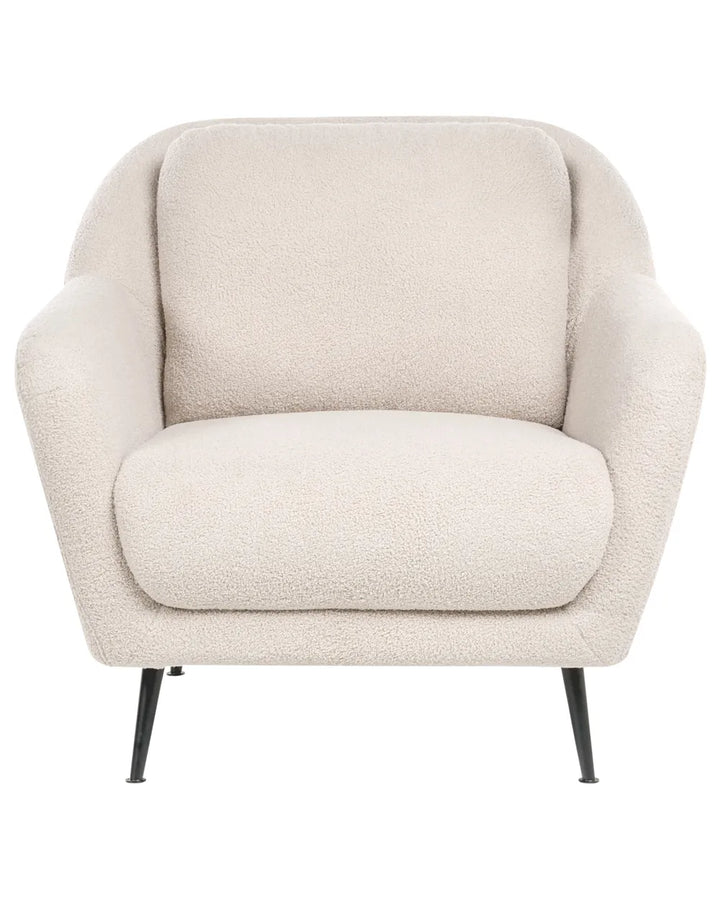 Armchair Boucle Beige Eamor