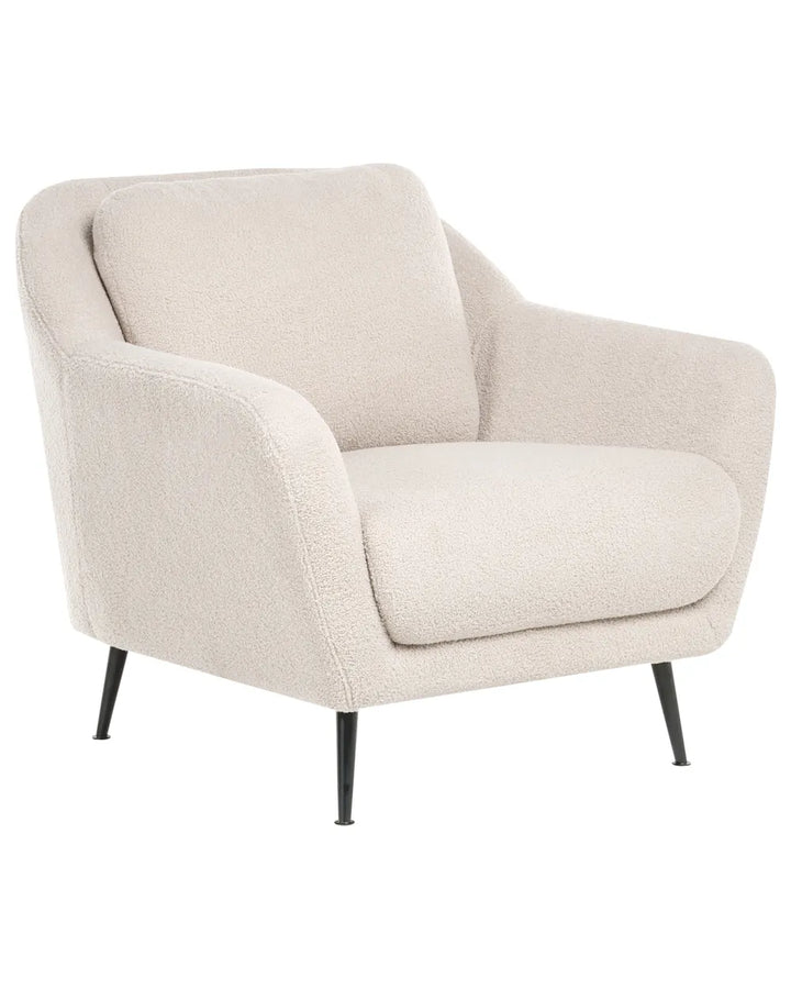 Armchair Boucle Beige Eamor