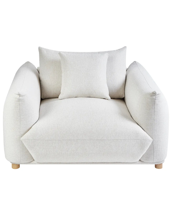 Armchair Fabric Off-White Jameila