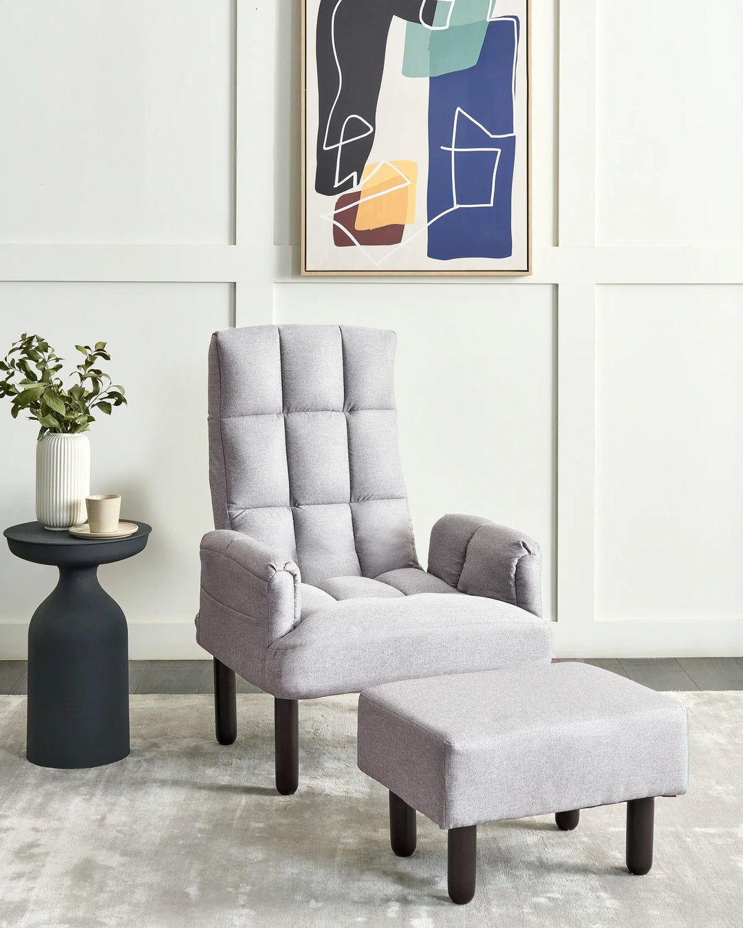 The Ambrie recliner combines ergonomic design with contemporary styling.