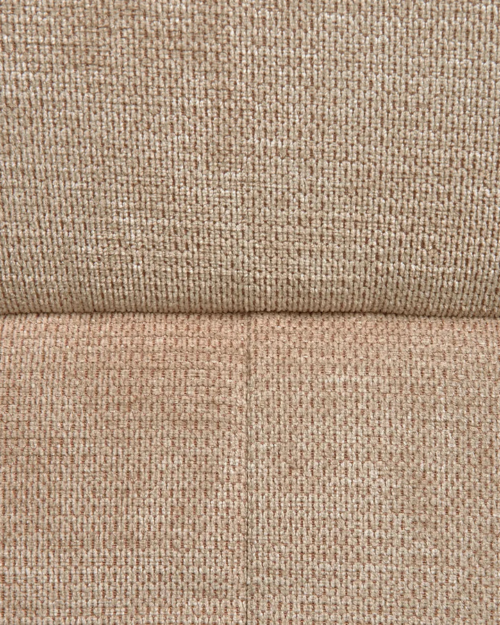 Massage Chair with Footstool Fabric Beige Arliana