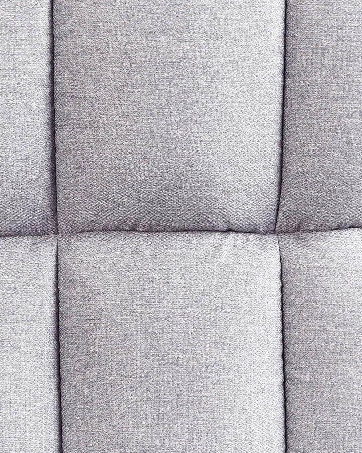 Recliner Chair with Footstool Fabric Grey Ambrie