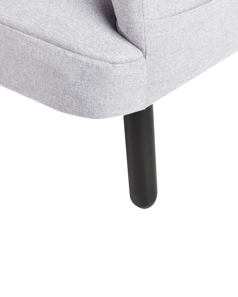 Recliner Chair with Footstool Fabric Grey Ambrie