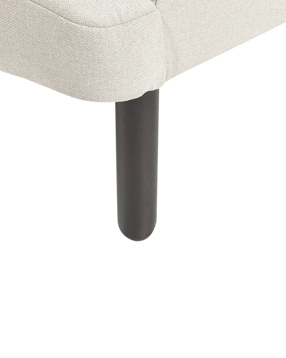 Recliner Chair with Footstool Faux Linen Light Beige Ambrie