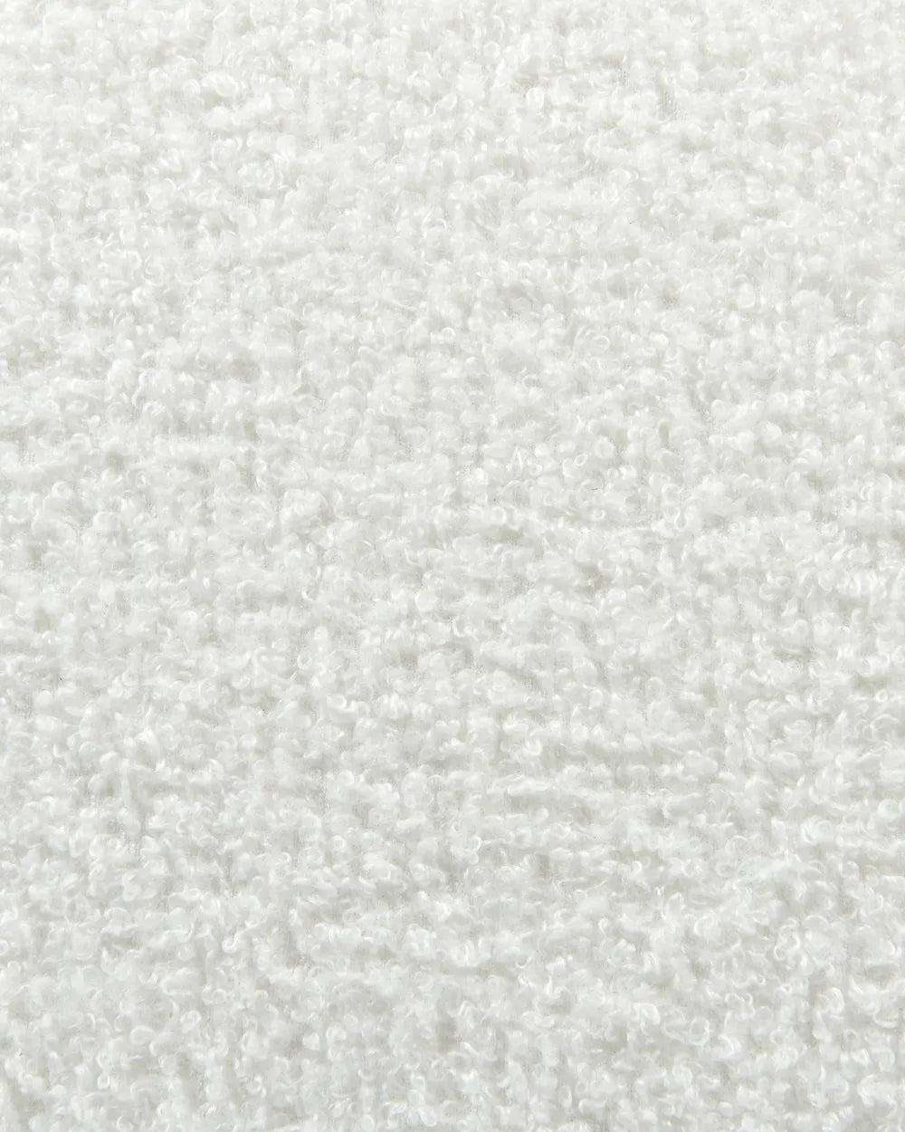 Swivel Armchair Boucle Off-White Halcott