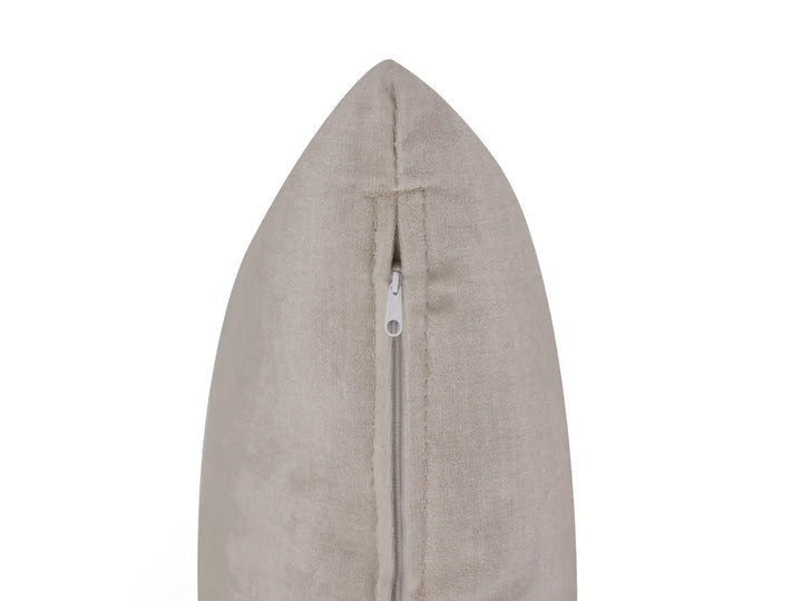 Sofa 3 Seater Velvet Beige Palmieri