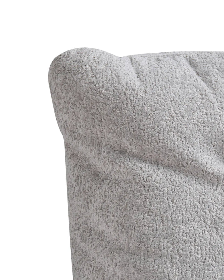 Desk Chair Faux Fur Grey Brionni