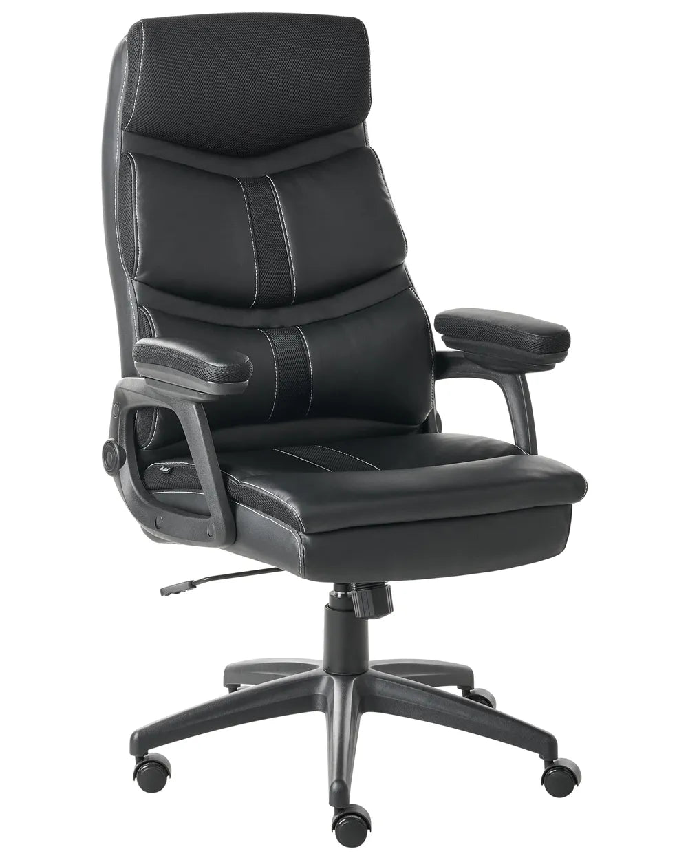 Executive Chair Faux Leather Black Louise
