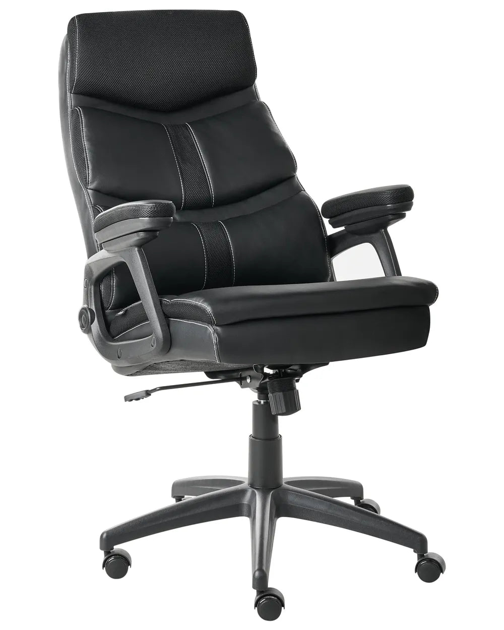 Executive Chair Faux Leather Black Louise