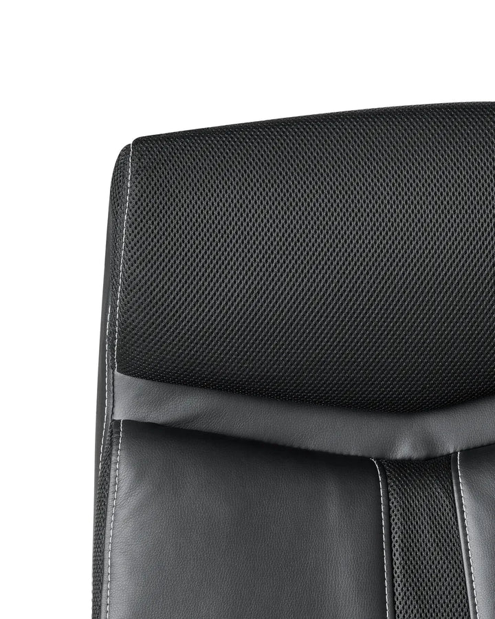 Executive Chair Faux Leather Black Louise