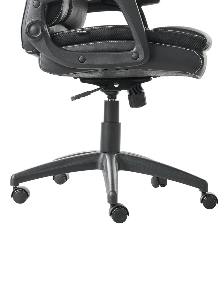 Executive Chair Faux Leather Black Louise
