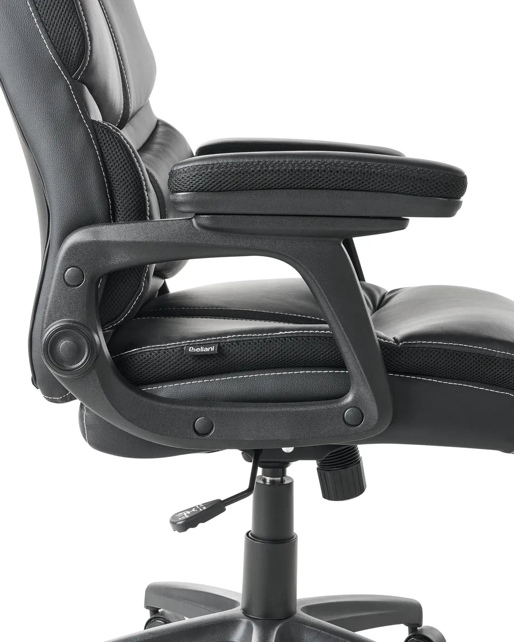 Executive Chair Faux Leather Black Louise