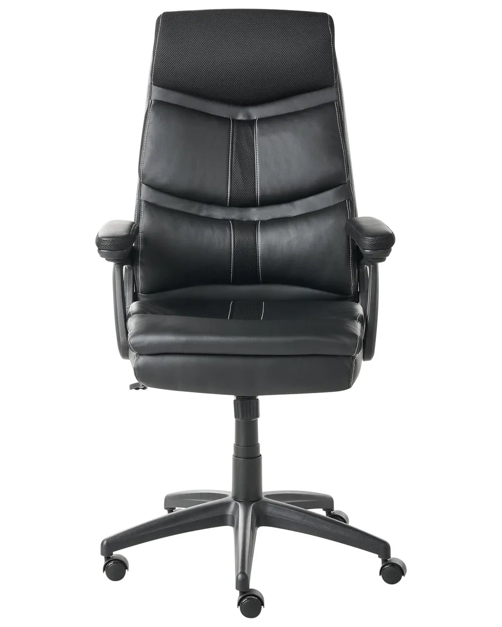 Executive Chair Faux Leather Black Louise