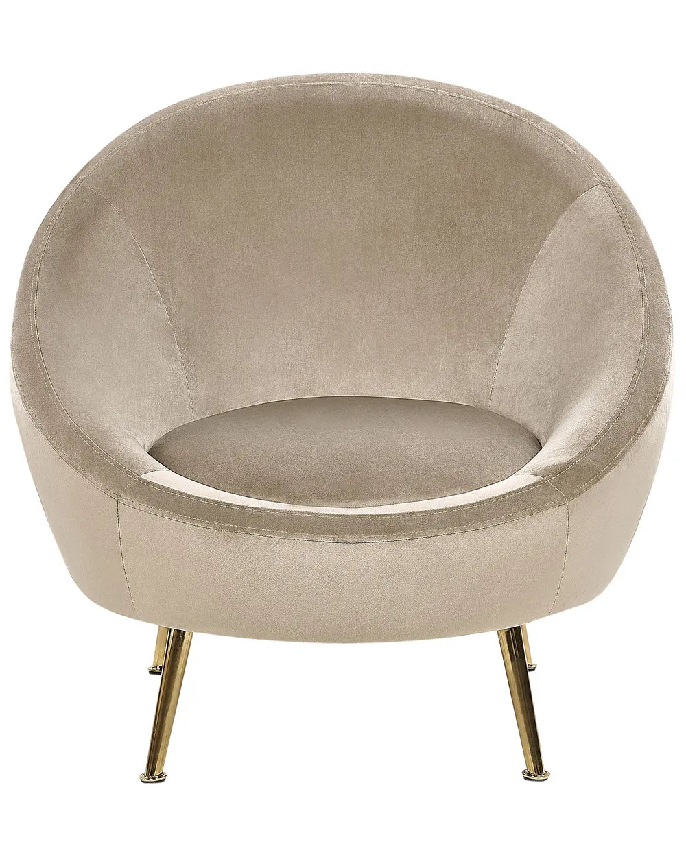 Armchair Velvet Taupe Avianna