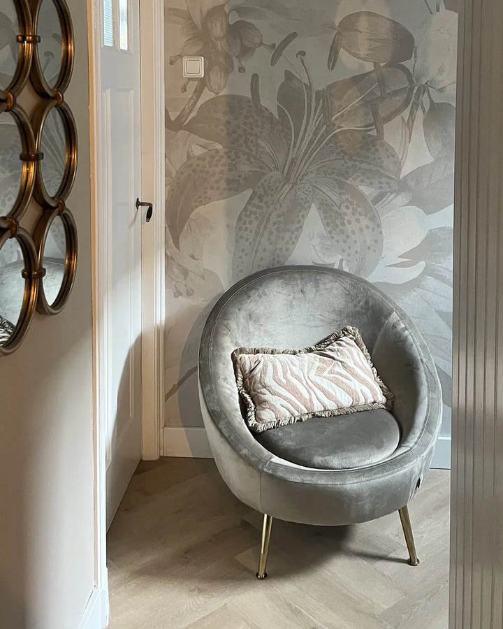 Armchair Velvet Taupe Avianna