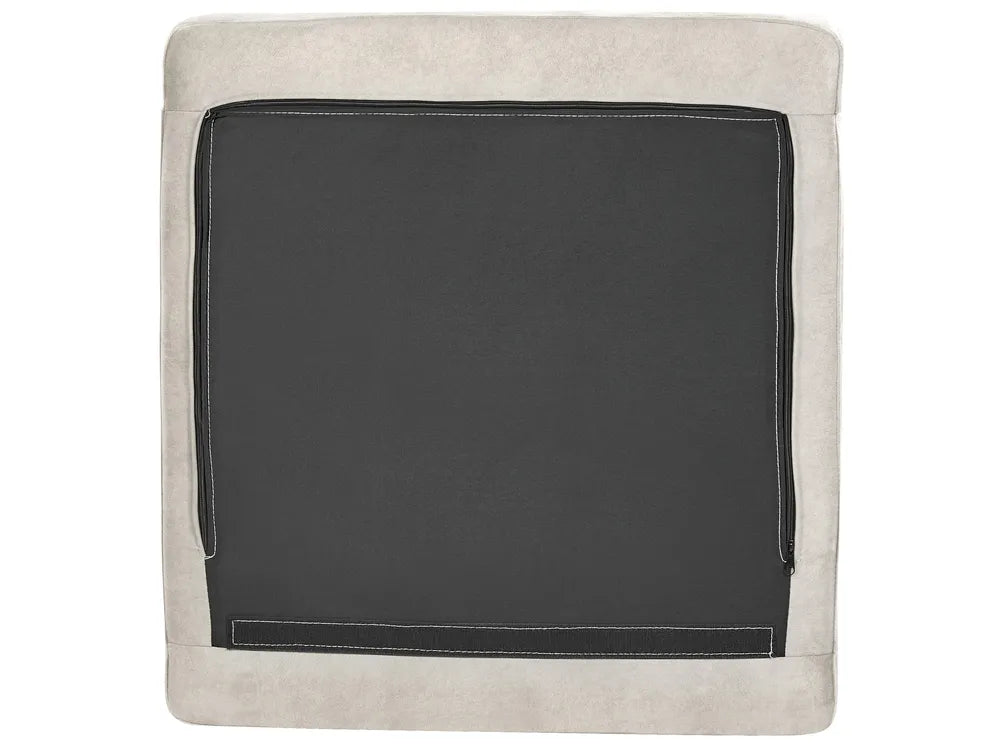 Corner Sofa 3 Seater Velvet Grey Right Hand Weller