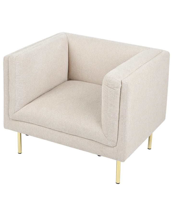 Armchair Fabric Beige Arafa