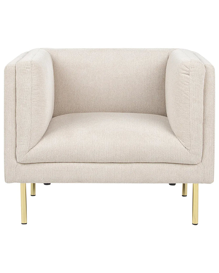 Armchair Fabric Beige Arafa