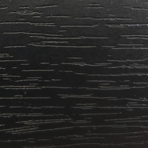 Arco Black Wood Round Side Table