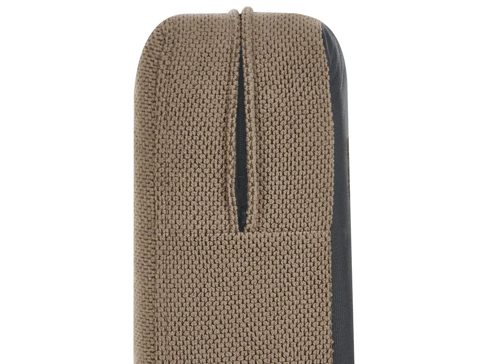 Sofa 3 Seater Fabric Brown Laurice