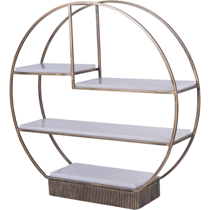 Libra Belvedere Aged Gold Multi Tier Buffet Stand