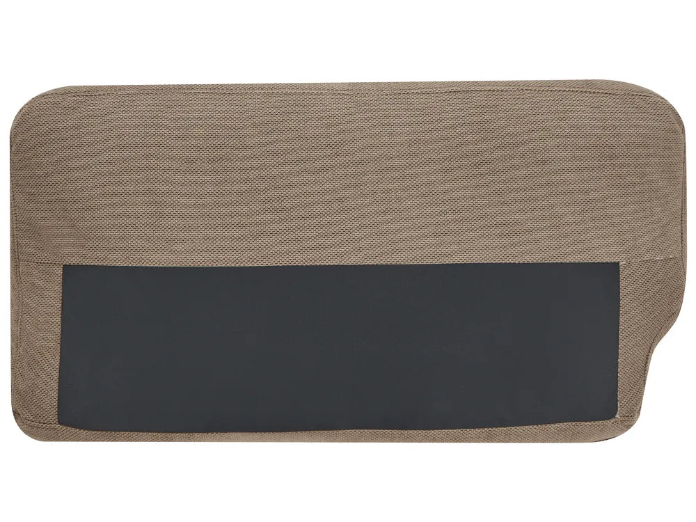 Sofa 3 Seater Fabric Brown Laurice