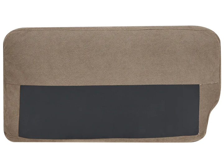 Sofa 3 Seater Fabric Brown Laurice