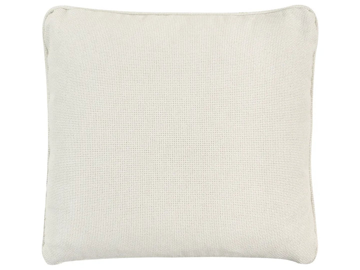 Sofa 3 Seater Fabric White with Ottoman Lilianah