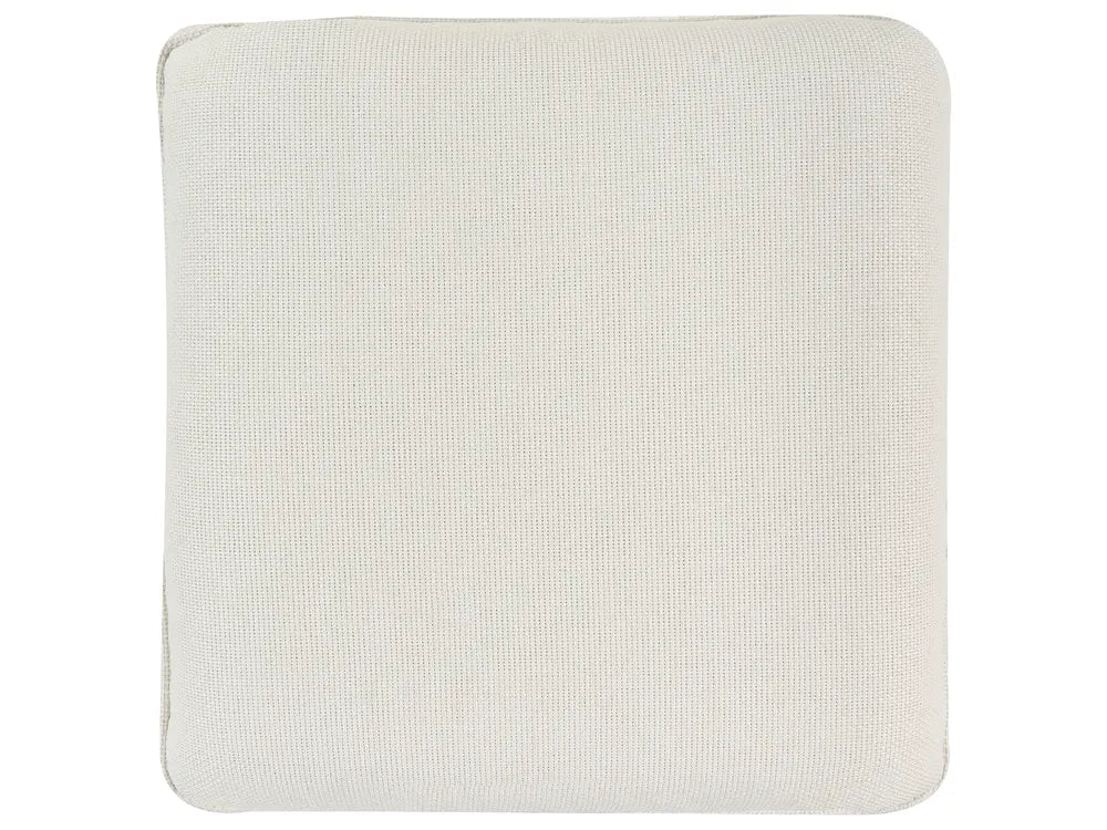 Sofa 3 Seater Fabric White with Ottoman Lilianah