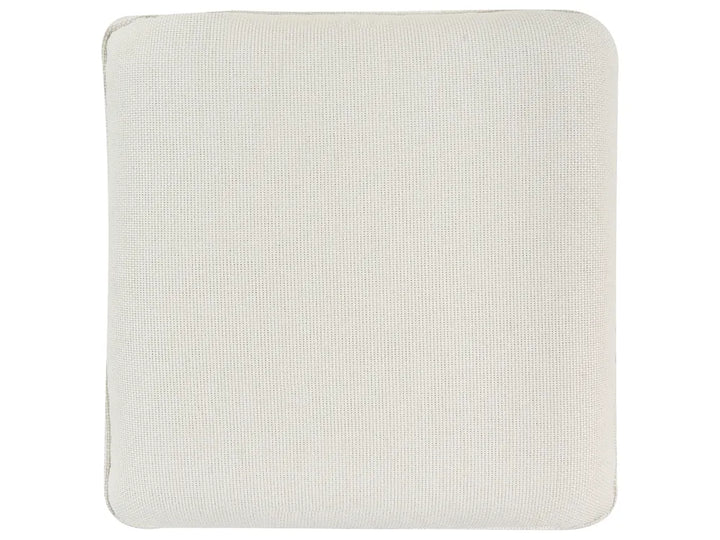 Sofa 3 Seater Fabric White with Ottoman Lilianah